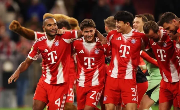 Phong độ gần nhất của Bayern Munich vs Sporting CP