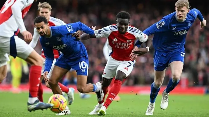 Everton vs Arsenal đối đầu tại sân Goodison Park